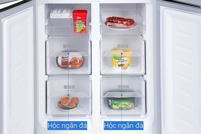 Tủ lạnh Sharp Inverter 362 lít Multi Door SJ-FX420VG-BK